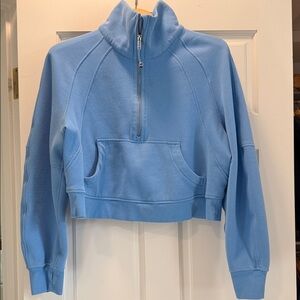 Lululemon Women's Scuba Blue Half-Zip Pullover